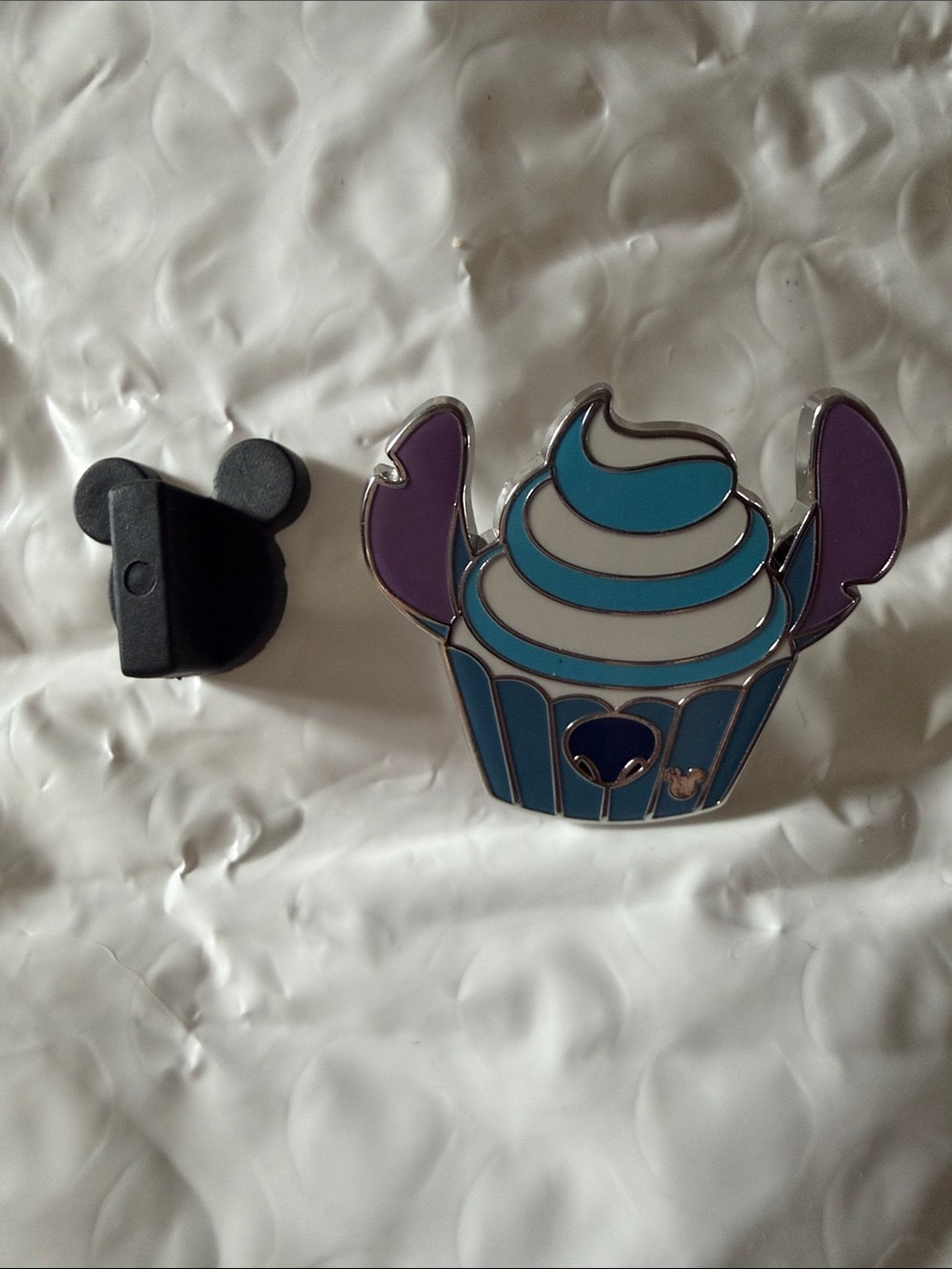 Disney stitch Blue & Purple Cupcake Enamel Pin